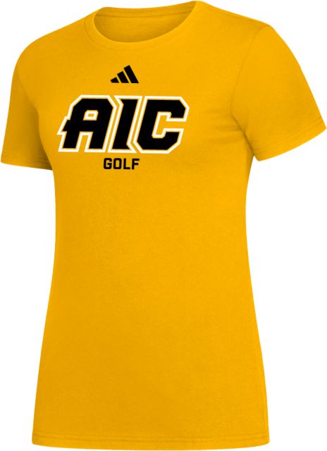 American International Adidas Womens Collegiate Amplifier Tee Adidas AIC Golf - ONLINE ONLY