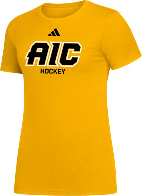 American International Adidas Womens Collegiate Amplifier Tee Adidas AIC Hockey - ONLINE ONLY
