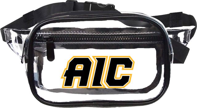 American International Clear Fanny Pack AIC Primary Athletic Mark - ONLINE ONLY