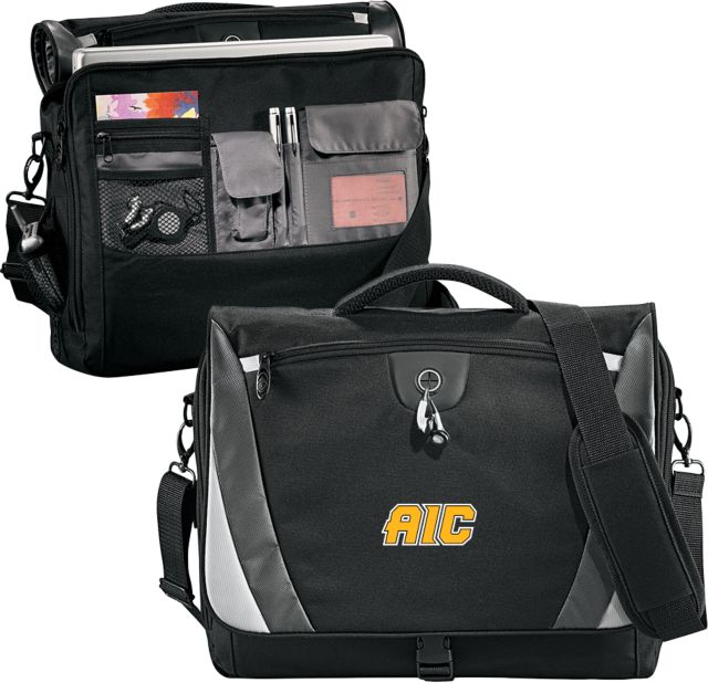 American International Slope Computer Messenger Bag AIC Primary Athletic Mark - ONLINE ONLY