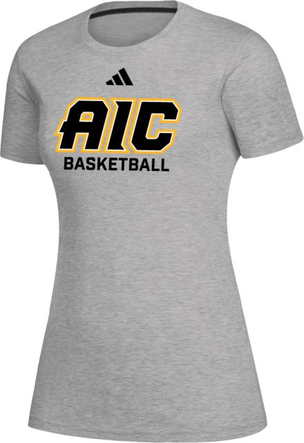 American International Adidas Womens Medium Creator Performance  Tee Adidas AIC Basketball - ONLINE ONLY