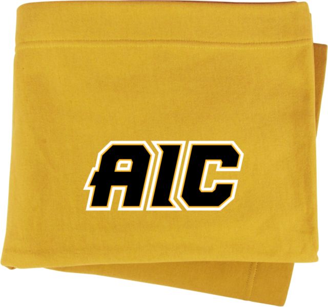 American International Sweatshirt Blanket AIC Primary Athletic Mark - ONLINE ONLY