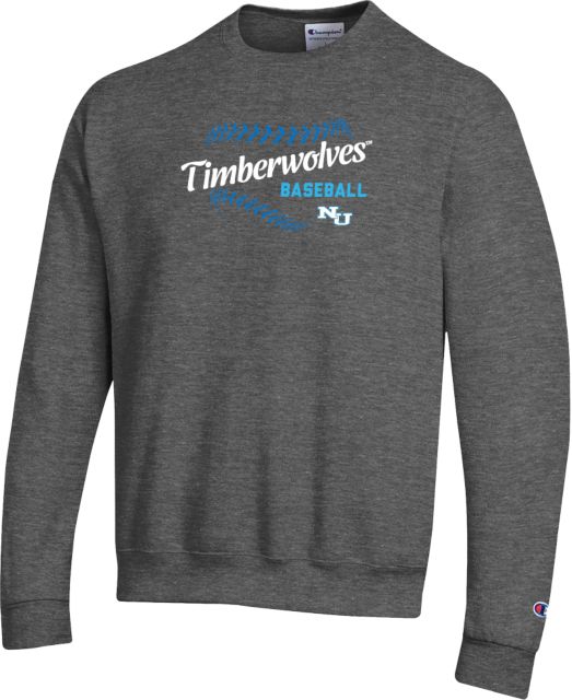 Northwood Champion Granite Fleece Crew Northwood University Timberwolves Baseball Design - ONLINE ONLY