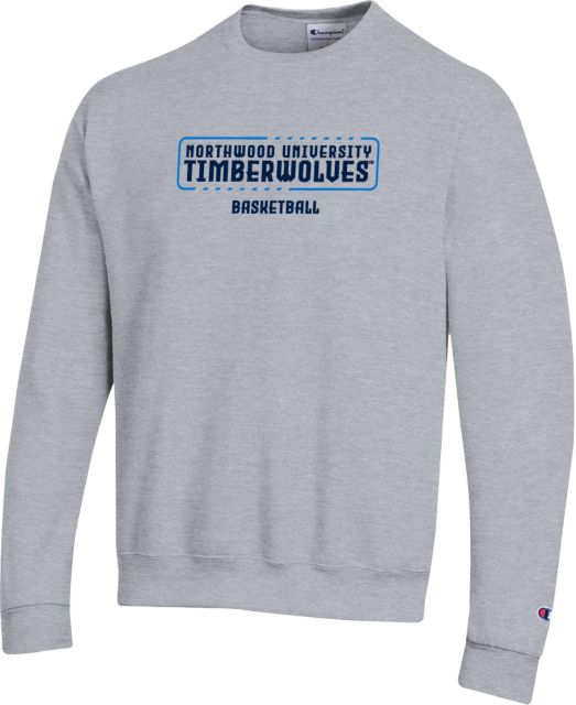 Northwood Champion Fleece Crew Northwood University Timberwolves Basketball - ONLINE ONLY