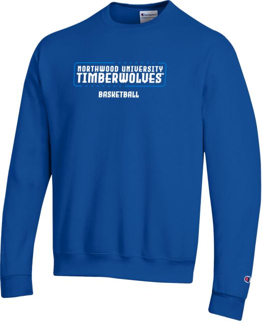 Northwood Champion Fleece Crew Northwood University Timberwolves Basketball - ONLINE ONLY