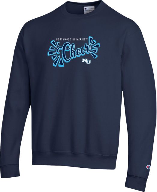 Northwood Champion Fleece Crew Northwood University Timberwolves Cheer Design - ONLINE ONLY