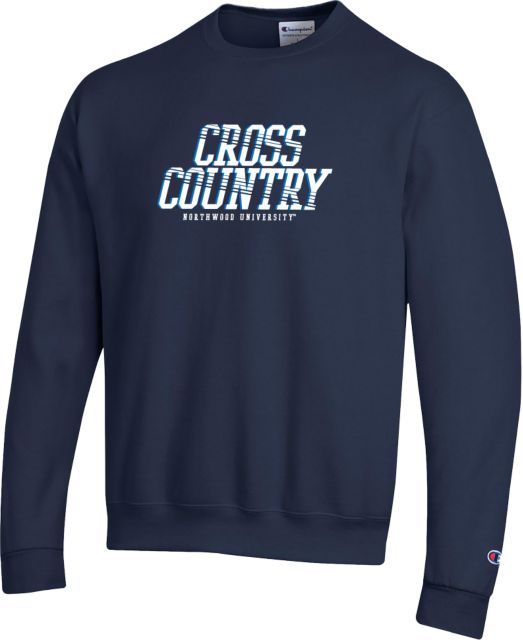 Northwood Champion Fleece Crew Northwood University Timberwolves Cross Country Design - ONLINE ONLY