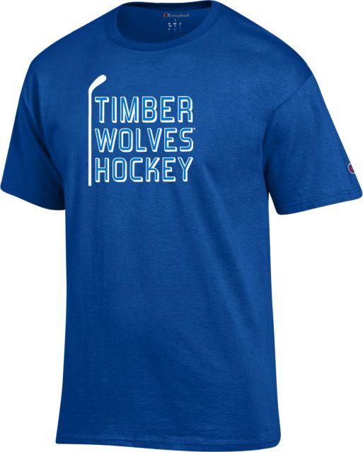 Northwood Champion T Shirt Northwood University Timberwolves Hockey Design - ONLINE ONLY