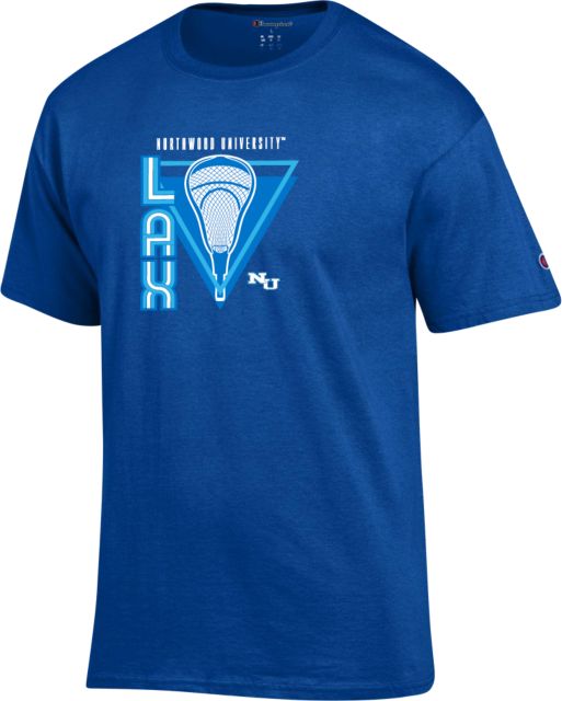 Northwood Champion T Shirt Northwood University Timberwolves Lacrosse Design - ONLINE ONLY
