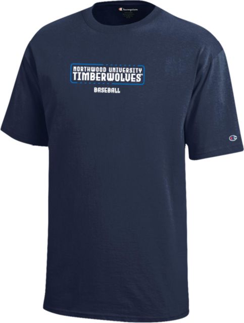 Northwood Champion Youth Short Sleeve Tee Northwood University Timberwolves Baseball - ONLINE ONLY