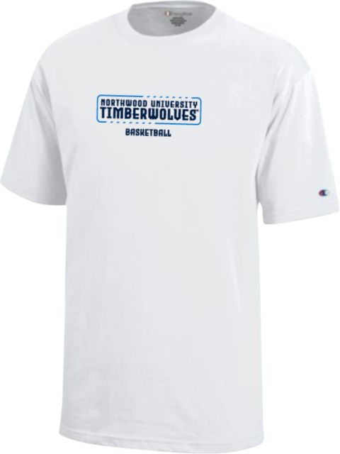 Northwood Champion Youth Short Sleeve Tee Northwood University Timberwolves Basketball - ONLINE ONLY