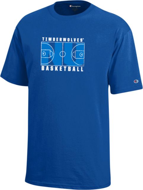 Northwood Champion Youth Short Sleeve Tee Northwood University Timberwolves Basketball Design - ONLINE ONLY