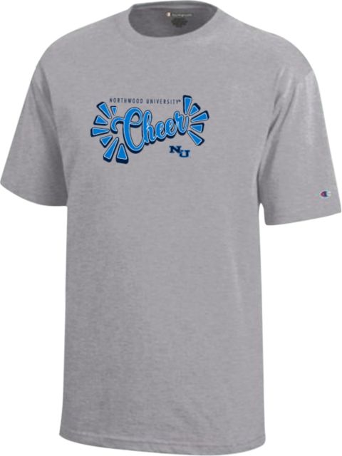 Northwood Champion Youth Short Sleeve Tee Northwood University Timberwolves Cheer Design - ONLINE ONLY