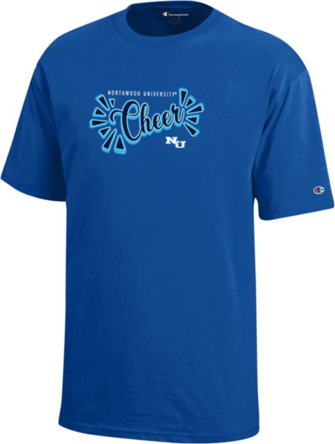 Northwood Champion Youth Short Sleeve Tee Northwood University Timberwolves Cheer Design - ONLINE ONLY