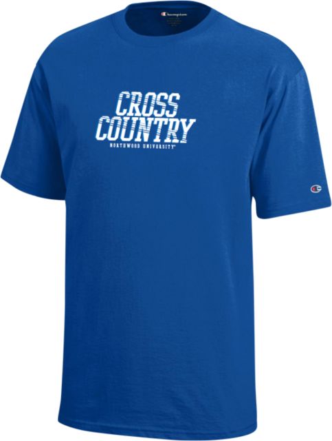Northwood Champion Youth Short Sleeve Tee Northwood University Timberwolves Cross Country Design - ONLINE ONLY