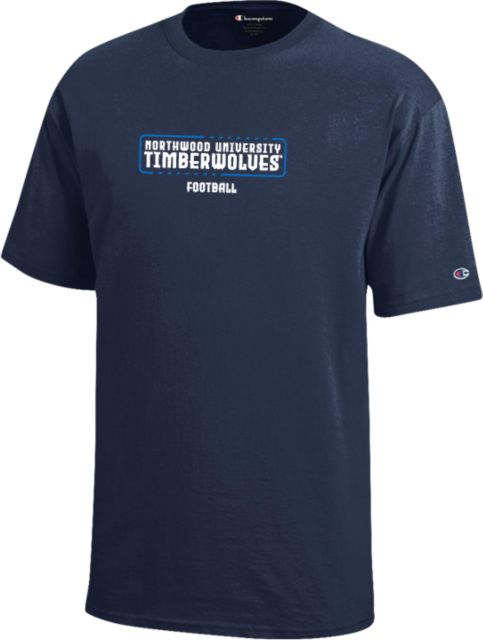 Northwood Champion Youth Short Sleeve Tee Northwood University Timberwolves Football - ONLINE ONLY