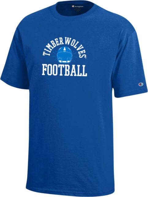 Northwood Champion Youth Short Sleeve Tee Northwood University Timberwolves Football Design - ONLINE ONLY
