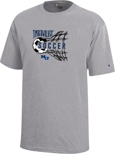 Northwood Champion Youth Short Sleeve Tee Northwood University Timberwolves Soccer Design - ONLINE ONLY