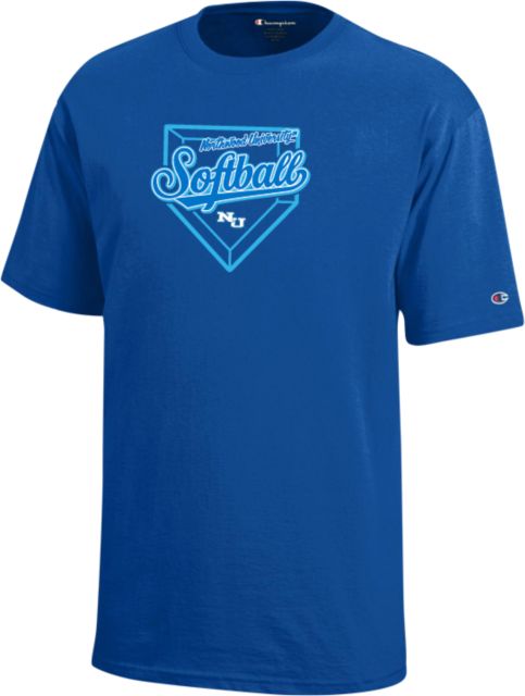 Northwood Champion Youth Short Sleeve Tee Northwood University Timberwolves Softball Design - ONLINE ONLY