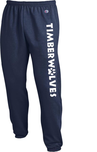 Northwood Champion Banded Bottom Sweatpants Timberwolves Vertical - ONLINE ONLY