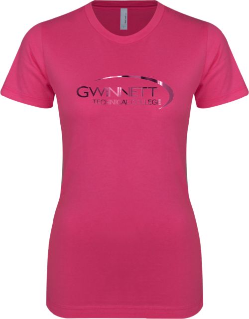 Gwinnett Tech Next Level Womens Boyfriend Tee Gwinnett Technical College Foil - ONLINE ONLY