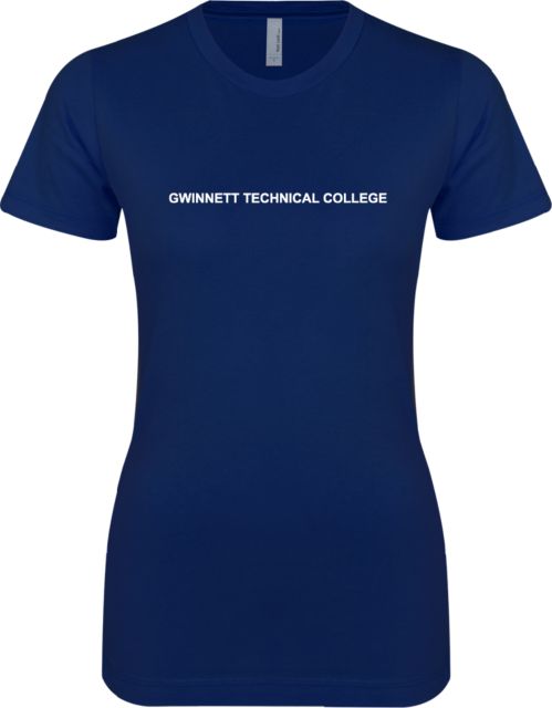 Gwinnett Tech Next Level Womens Boyfriend Tee Gwinnett Flat Word Mark - ONLINE ONLY