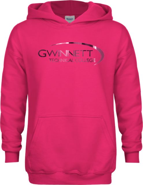 Gwinnett Tech Youth Fleece Hoodie Gwinnett Technical College Foil - ONLINE ONLY