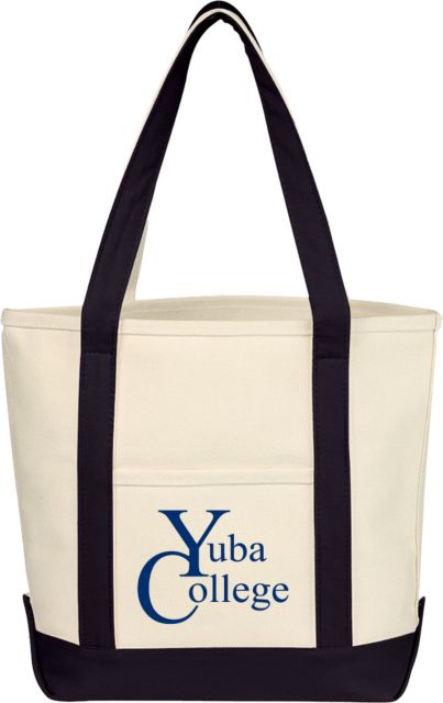 Yuba Cotton Canvas Tote Bag Yuba College Primary Mark - ONLINE ONLY