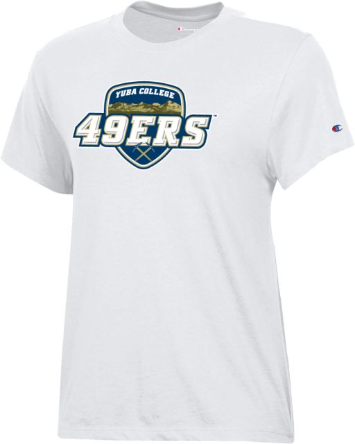 Yuba Champion Womens  Core Short Sleeve Tee Yuba College Athletic 49ers - ONLINE ONLY