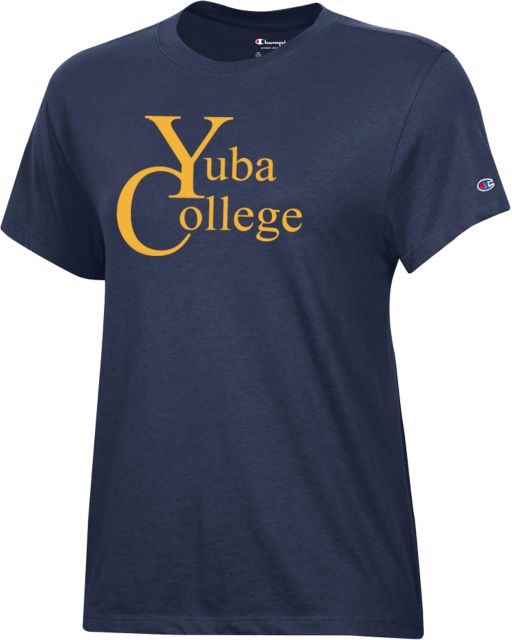 Yuba Champion Womens Core Short Sleeve Tee Yuba College Primary Mark - ONLINE ONLY