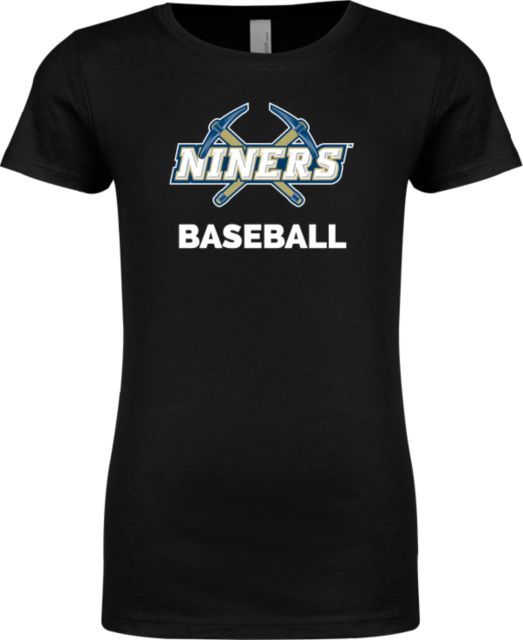 Yuba Next Level Girls Fashion Fit T Shirt Yuba Niners Baseball - ONLINE ONLY