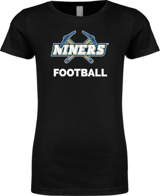 Yuba Next Level Girls Fashion Fit T Shirt Yuba Niners Football - ONLINE ONLY