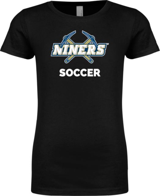 Yuba Next Level Girls Fashion Fit T Shirt Yuba Niners Soccer - ONLINE ONLY