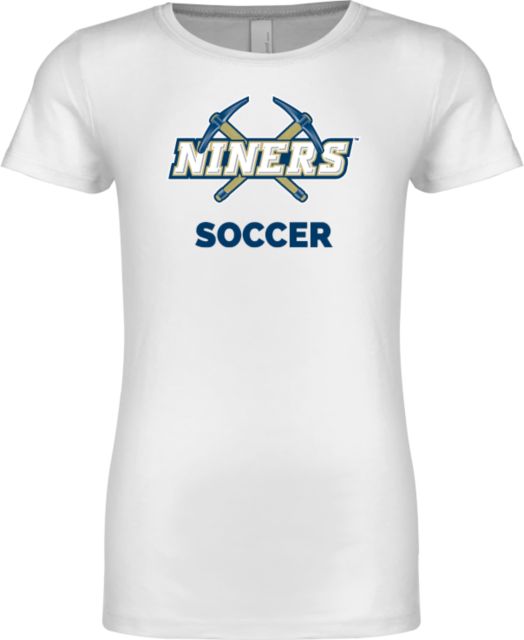 Yuba Next Level Girls Fashion Fit T Shirt Yuba Niners Soccer - ONLINE ONLY