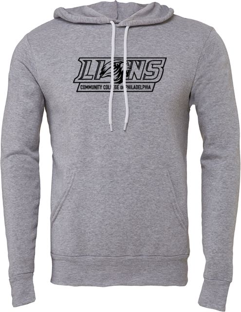 CC of Philadelphia Bella + Canvas Fleece Hood Primary Lions Athletic Mark - ONLINE ONLY