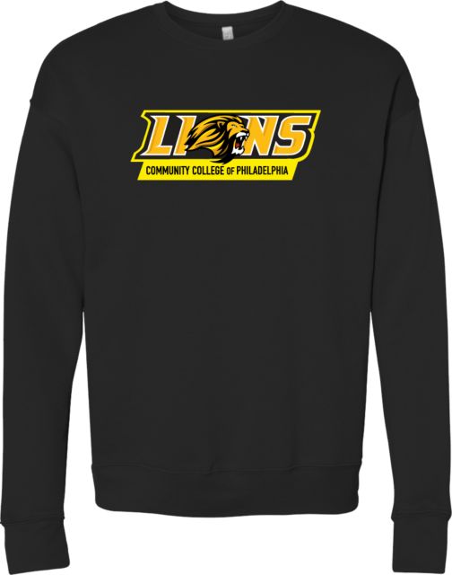 CC of Philadelphia Bella + Canvas Fleece Crew Primary Lions Athletic Mark - ONLINE ONLY