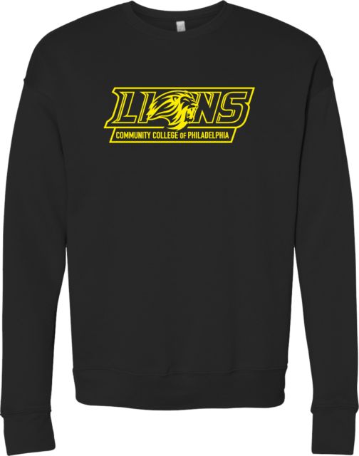 CC of Philadelphia Bella + Canvas Fleece Crew Primary Lions Athletic Mark - ONLINE ONLY