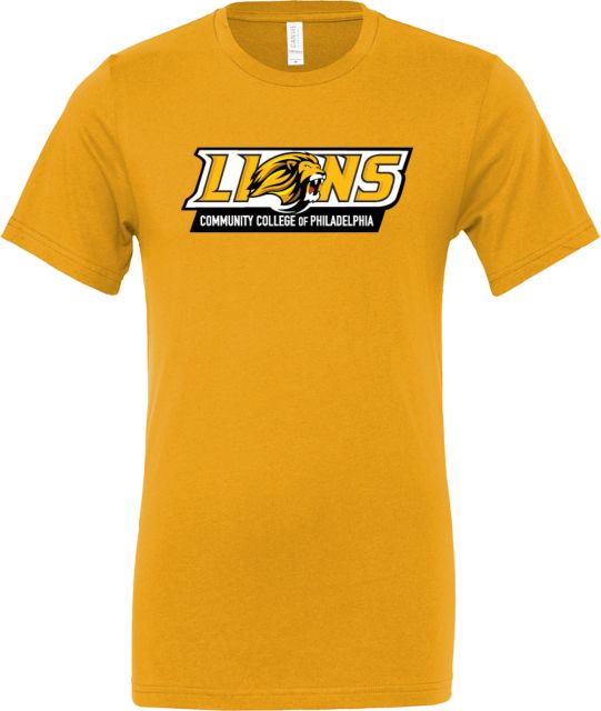 CC of Philadelphia Bella + Canvas Jersey Cotton T Shirt Primary Lions Athletic Mark - ONLINE ONLY