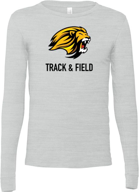 CC of Philadelphia Bella + Canvas Ash Jersey Cotton Long Sleeve T Shirt CCP Track and Field - ONLINE ONLY
