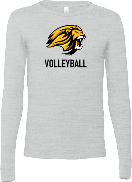 CC of Philadelphia Bella + Canvas Ash Jersey Cotton Long Sleeve T Shirt CCP Volleyball - ONLINE ONLY
