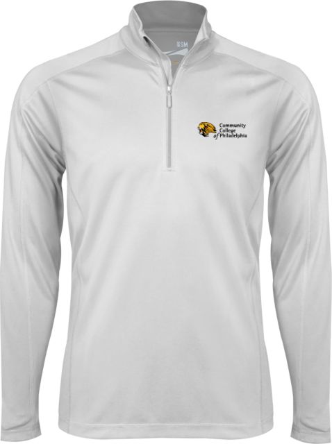 CC of Philadelphia Syntrel Interlock 1/4 Zip CCP Word Mark w Lion - ONLINE ONLY