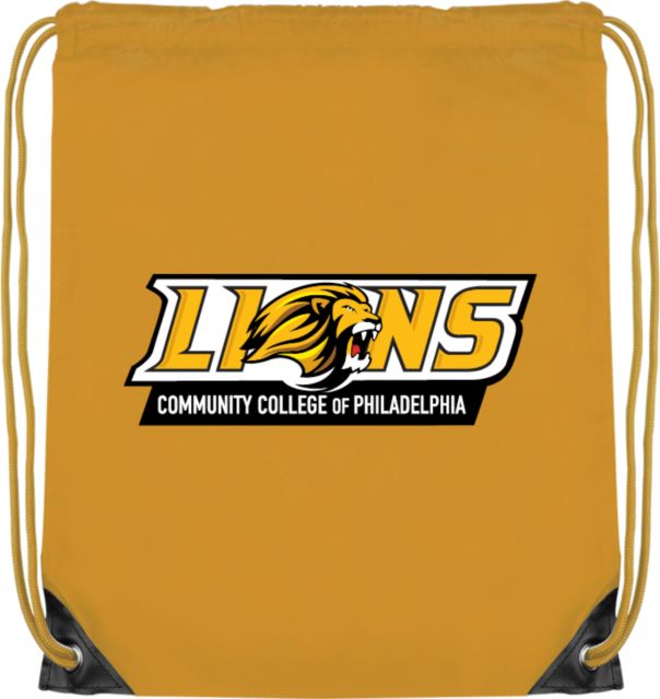CC of Philadelphia Drawstring Backpack Primary Lions Athletic Mark - ONLINE ONLY