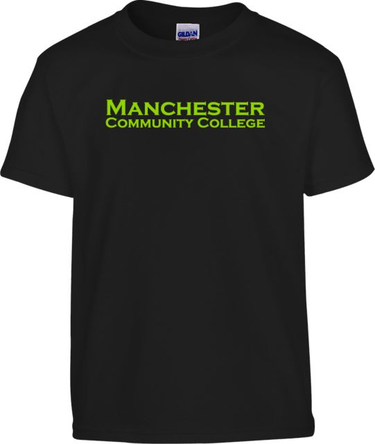 Manchester CC Youth T Shirt Manchester Community College Wordmark - ONLINE ONLY