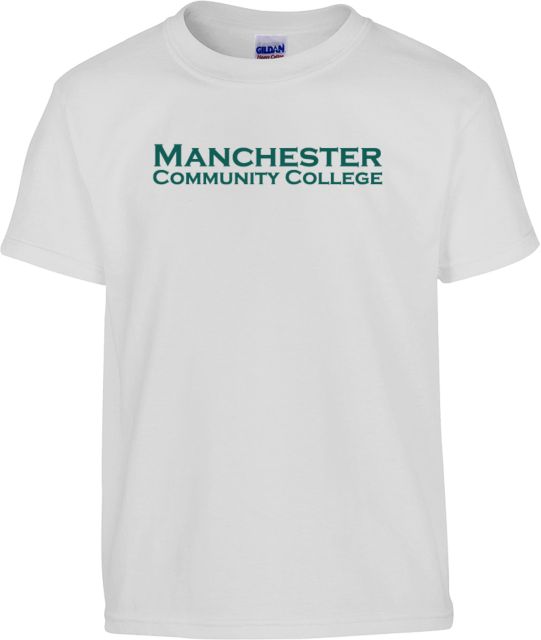 Manchester CC Youth T Shirt Manchester Community College Wordmark - ONLINE ONLY