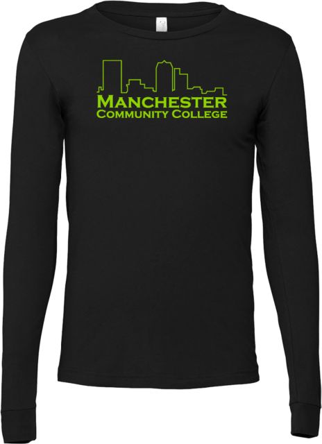 Manchester CC Bella + Canvas Jersey Cotton Long Sleeve T Shirt Manchester CC Primary Mark - ONLINE ONLY
