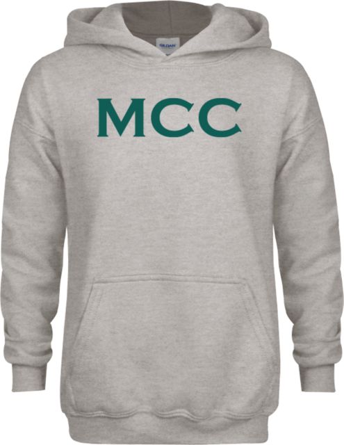 Manchester CC Youth Fleece Hood MCC Wordmark - ONLINE ONLY