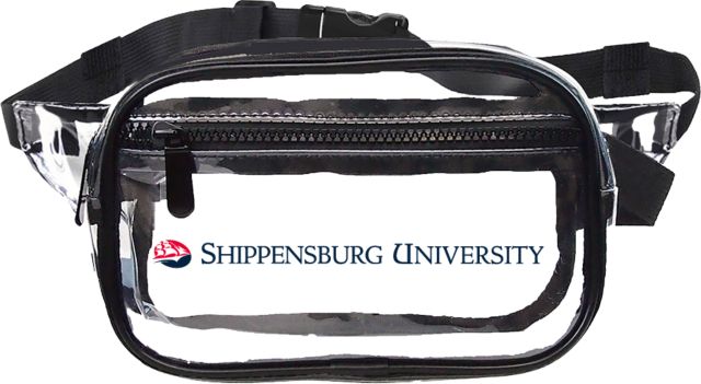 Shippensburg Clear Fanny Pack Shippensburg University Flat - ONLINE ONLY