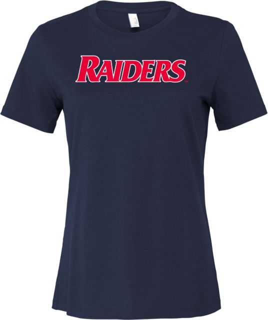 Shippensburg Bella + Canvas Womens Relaxed Cotton T Shirt Shippensburg University Raiders Wordmark - ONLINE ONLY