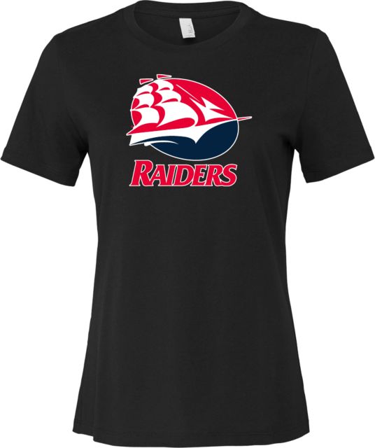 Shippensburg Bella + Canvas Womens Relaxed Cotton T Shirt Shippensburg University Raiders Athletics Mark - ONLINE ONLY