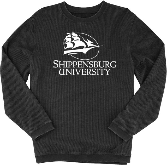 Shippensburg Boxercraft Womens Corded Crew Shippensburg University Primary Mark - ONLINE ONLY